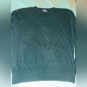 Pendleton Men's Teal Crewneck Sweater